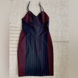 NWT-Alexander Wang fitted pinstripe detail cami dress in size 2
